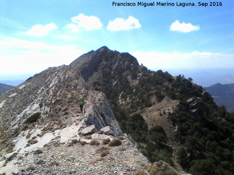 Peñón del Guante - Peñón del Guante. Desde la Cuerda de los Agrios