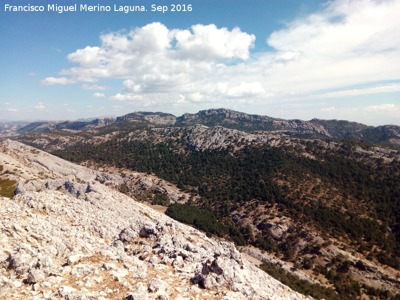 Peñón del Guante - Peñón del Guante. Vistas hacia el Cabañas