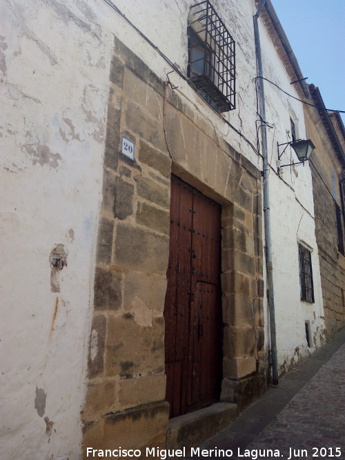 Casa de la Cuesta del Losal nº 18 - Casa de la Cuesta del Losal nº 18. Portada