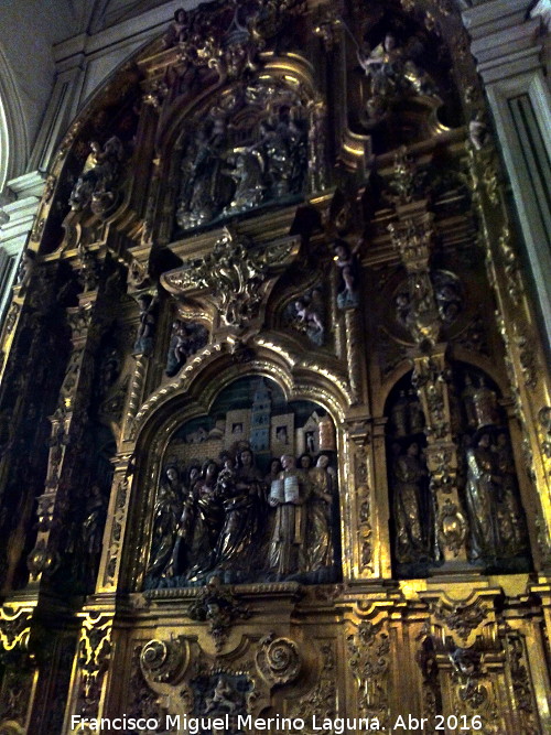 Baslica de San Ildefonso. Retablo del Descendimiento de la Virgen - Baslica de San Ildefonso. Retablo del Descendimiento de la Virgen. 