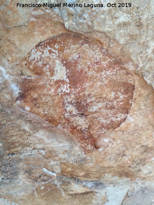 Pinturas rupestres del Abrigo de los Cañones III - Pinturas rupestres del Abrigo de los Cañones III. Figura arboriforme