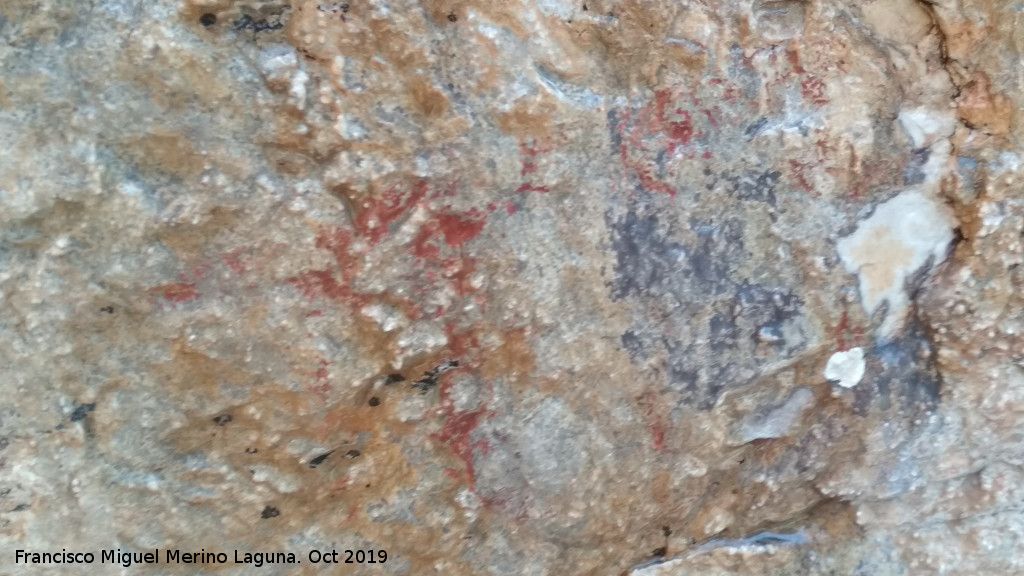 Pinturas rupestres del Abrigo de los Cañones III - Pinturas rupestres del Abrigo de los Cañones III. Zoomorfo