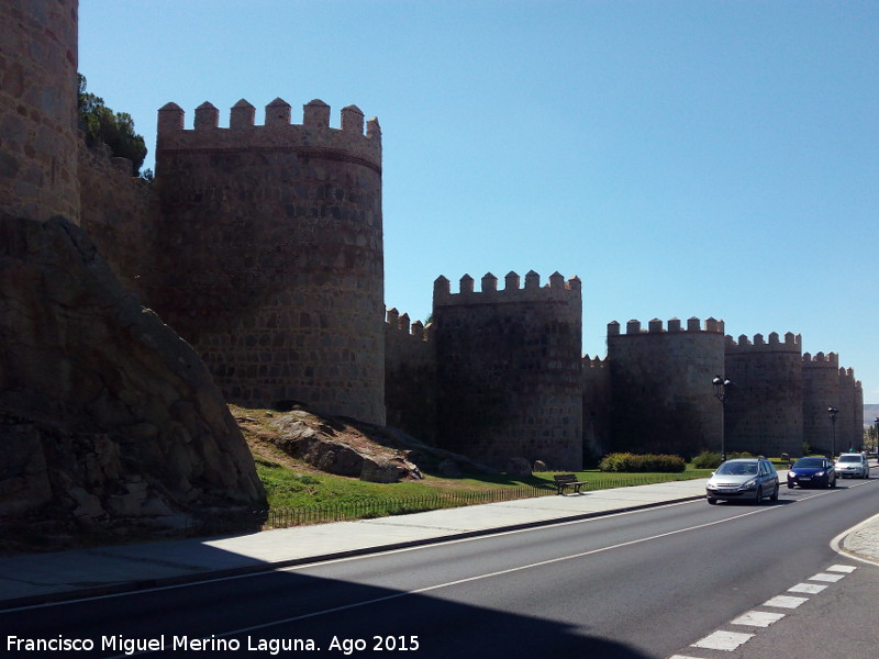 Muralla de Ávila - Muralla de Ávila. Muralla Oeste