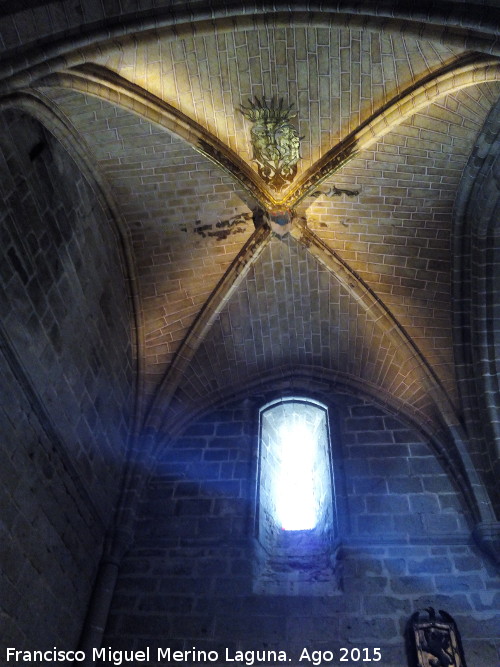 Catedral de Ávila. Capilla de San Pedro - Catedral de Ávila. Capilla de San Pedro. Bóveda de crucería