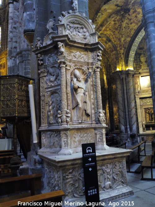 Catedral de Ávila. Retablo de San Segundo - Catedral de Ávila. Retablo de San Segundo. 