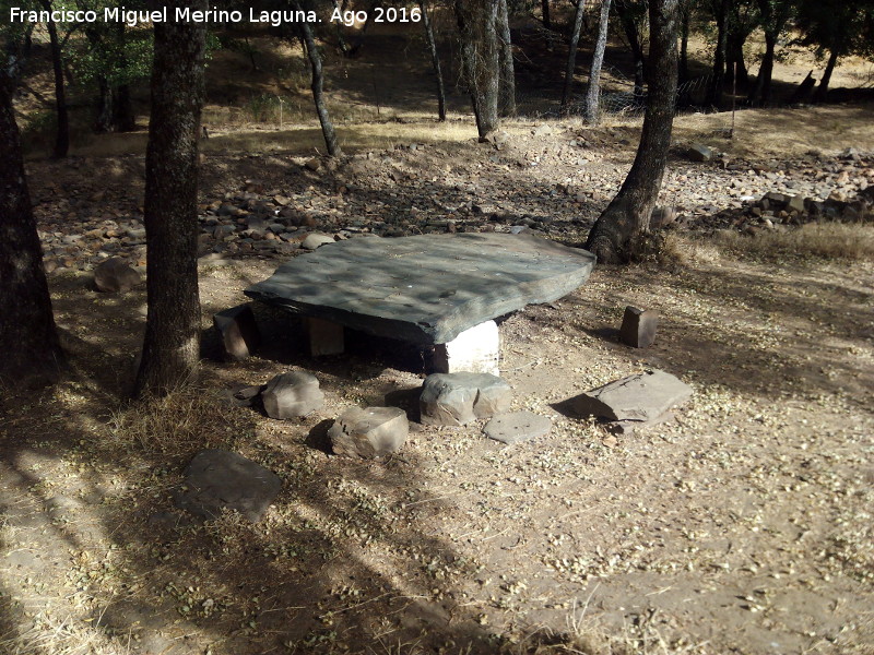 Área Recreativa de la Aliseda - Área Recreativa de la Aliseda. Mesa de pizarra