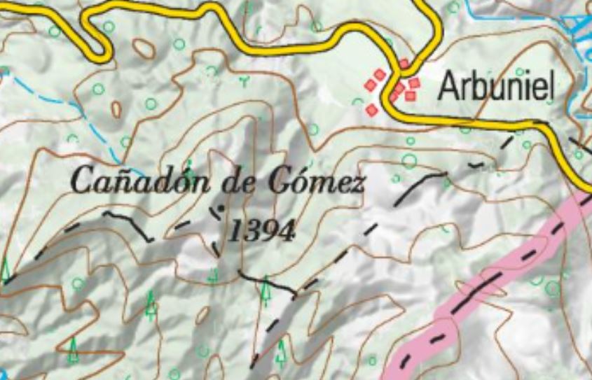 Ca�ad�n de G�mez - Ca�ad�n de G�mez. Mapa