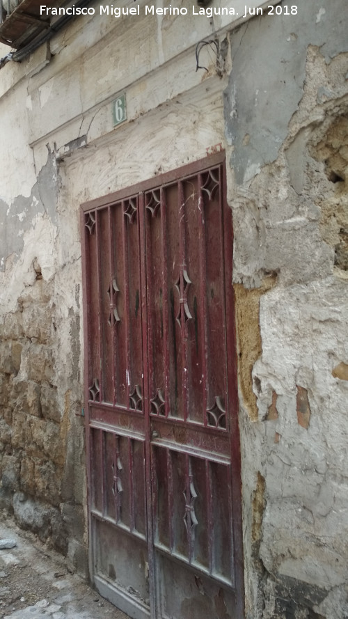 Casa de la Calle Santo Domingo Bajo nº 6 - Casa de la Calle Santo Domingo Bajo nº 6. Puerta