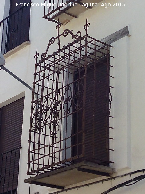 Casa de la Calle Pastores nº 33 - Casa de la Calle Pastores nº 33. Reja de rosetas