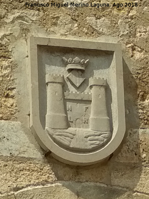 Bañeres - Bañeres. Escudo en el Castillo