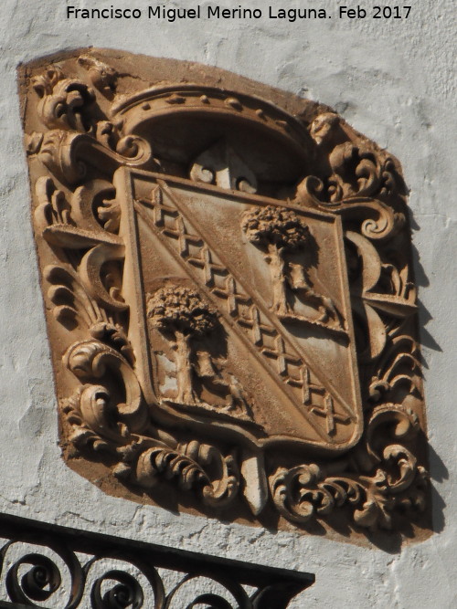 Casa del General Serrano - Casa del General Serrano. Escudo de Pérez de Herrasti