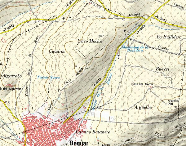 Cortijo del Arroyo de los lamos - Cortijo del Arroyo de los lamos. Mapa
