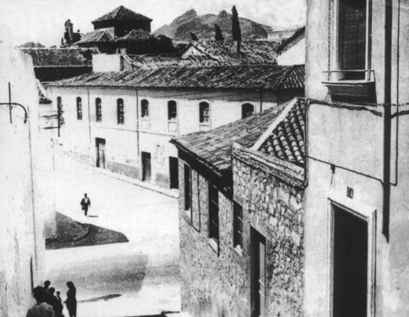 Calle General Castaos - Calle General Castaos. Foto antigua desde las escaleras