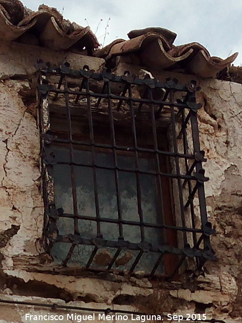 Casa de la Calle Zumbajarros n 32 - Casa de la Calle Zumbajarros n 32. Reja de rosetas