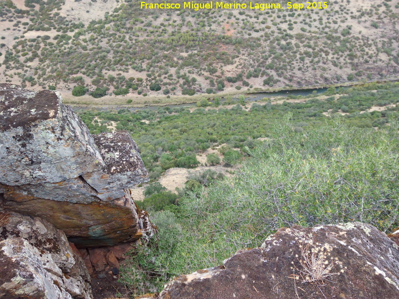 Río Guadalmena - Río Guadalmena. Río desde el Castillón del Moro