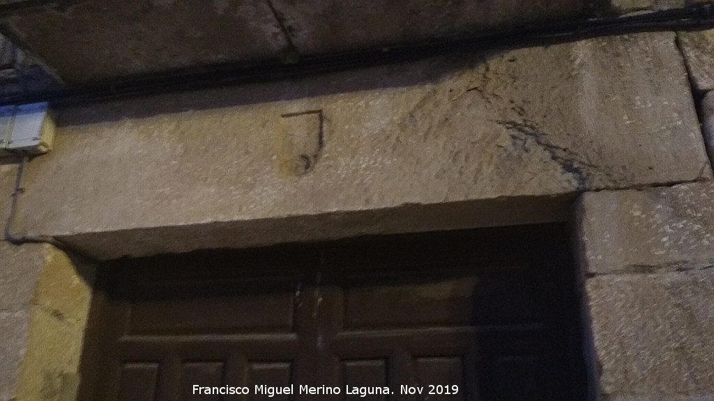 Casa de la Plaza Mayor n� 3 - Casa de la Plaza Mayor n� 3. Dintel