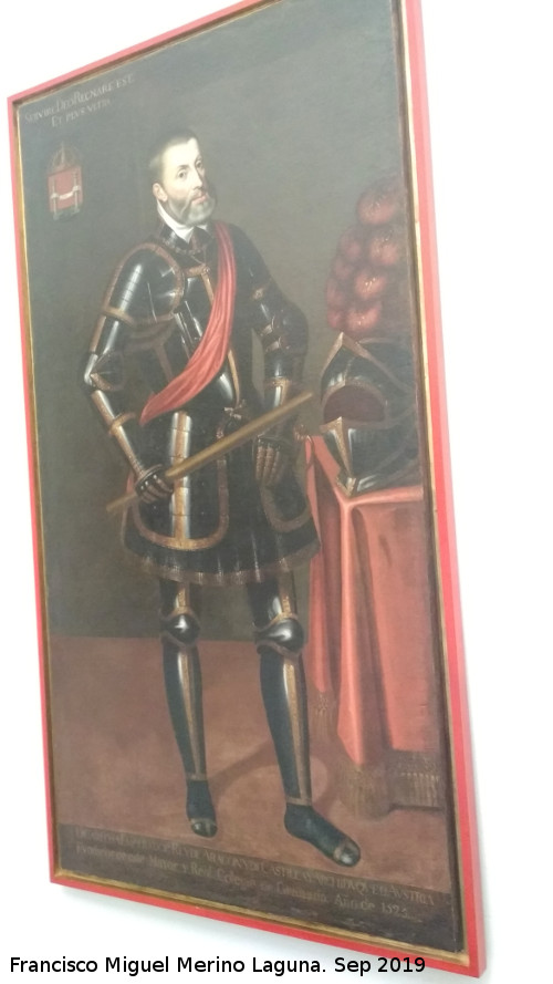 Carlos I de España y V de Alemania - Carlos I de España y V de Alemania. Casa de los Tiros - Granada