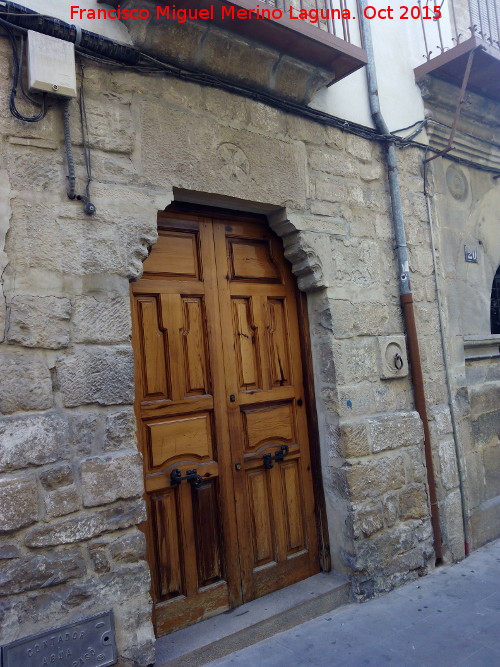Casa de la Calle Mesones nº 20 - Casa de la Calle Mesones nº 20. Portada lateral
