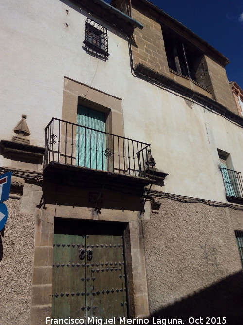 Casa de la Calle Muñoz Garnica nº 1 - Casa de la Calle Muñoz Garnica nº 1. 