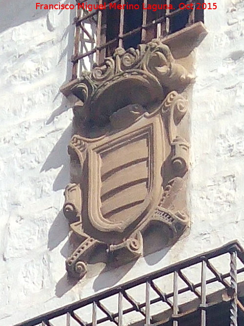 Casa de la Calle Obispo Toral nº 7 - Casa de la Calle Obispo Toral nº 7. Escudo