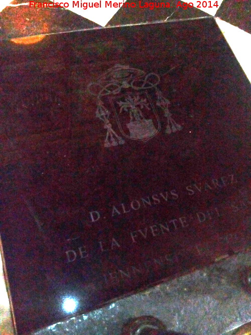 Alonso Suárez de la Fuente del Sauce - Alonso Suárez de la Fuente del Sauce. Tumba
