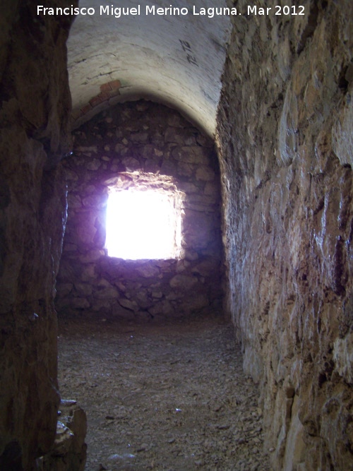 Castillo de Hútar - Castillo de Hútar. Primer habitáculo