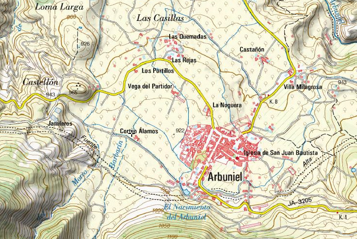 Cortijo Álamos - Cortijo Álamos. Mapa