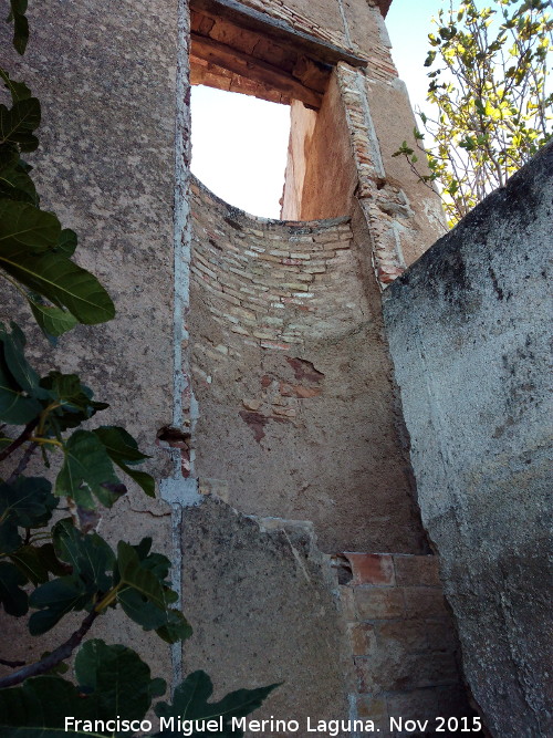 Pozo de la Campana - Pozo de la Campana. Acceso desde la casería