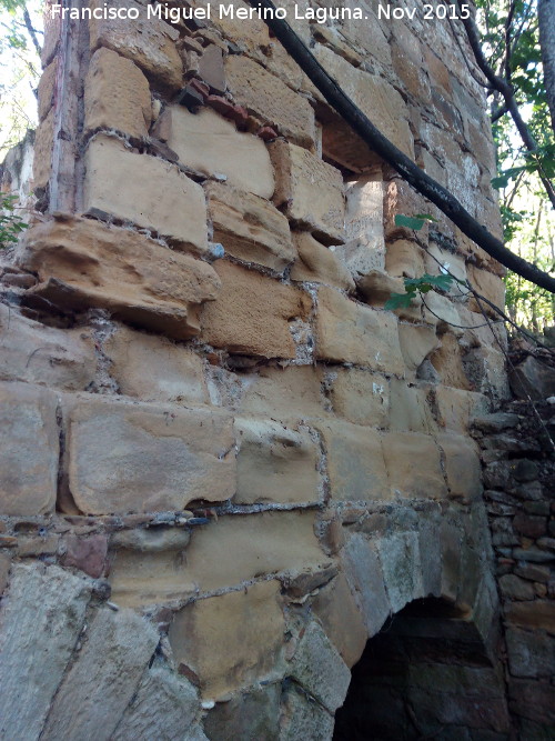 Molino del Rincón - Molino del Rincón. Piedra arenisca