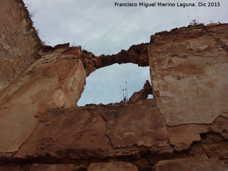 Cortijo del Frontón de Caño Quebrado - Cortijo del Frontón de Caño Quebrado. Ventana alta