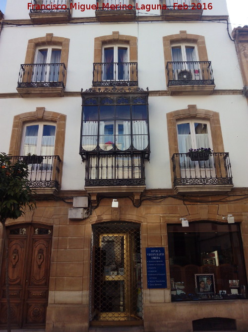 Casa de la Calle Obispo Cobos nº 5 - Casa de la Calle Obispo Cobos nº 5. Fachada