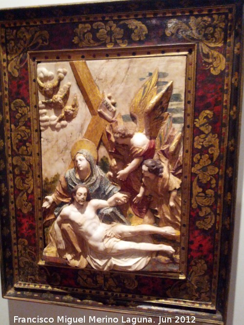 Catedral de Baeza. Museo - Catedral de Baeza. Museo. Puerta del Sagrario. La Piedad. Anónimo flamenco. Hacia 1600
