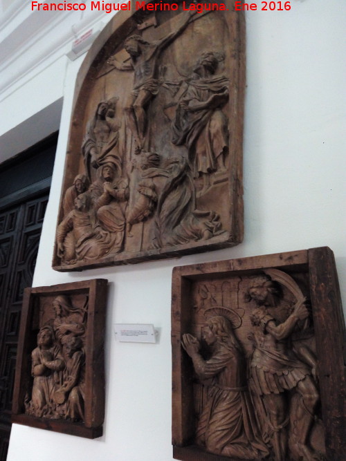 Catedral de Baeza. Museo - Catedral de Baeza. Museo. Tres de las 7 tablas de la Ermita del Espíritu Santo