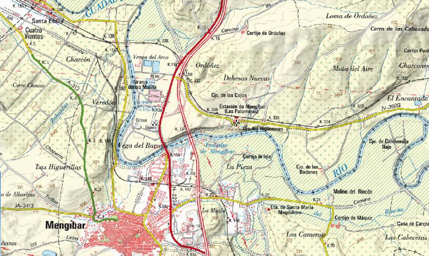 Estación de Mengíbar - Estación de Mengíbar. Mapa