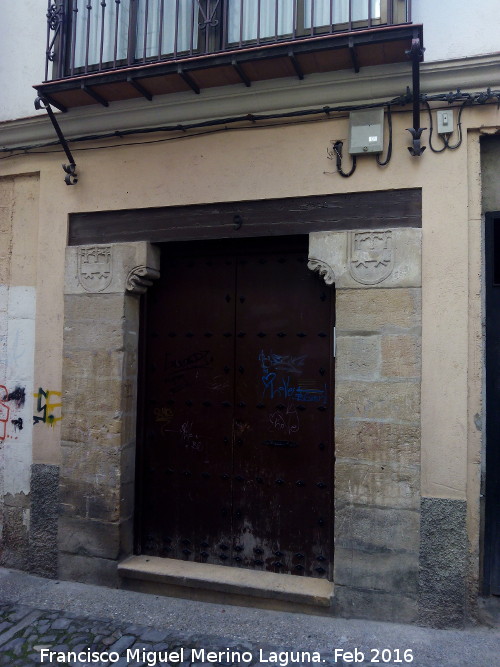 Casa de la Calle del Moral nº 9 - Casa de la Calle del Moral nº 9. Portada