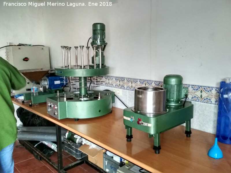 Cortijo del Vizconde - Cortijo del Vizconde. Máquinas de producción de aceite