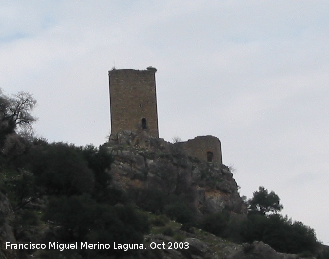 Castillo de Otiñar. Alcazarejo - Castillo de Otiñar. Alcazarejo. Vista Sur