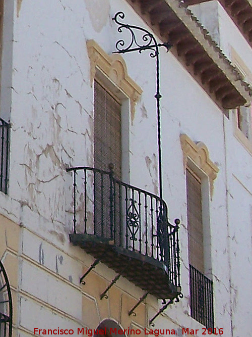 Casa de la Calle Carril nº 18 - Casa de la Calle Carril nº 18. Balcón