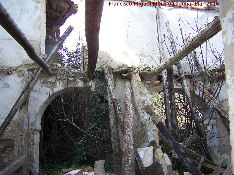 Casería de Palomareja - Casería de Palomareja. Arcadas del patio