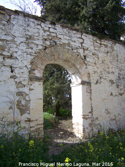Casería de Palomareja - Casería de Palomareja. Arco del patio lateral