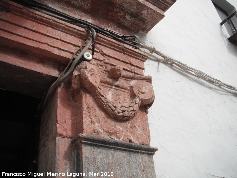Casa de la Calle Ánimas nº 19 - Casa de la Calle Ánimas nº 19. Capitel derecho
