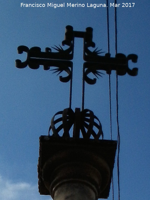 Cruz de San Tesifón - Cruz de San Tesifón. Cruz de hierro calado
