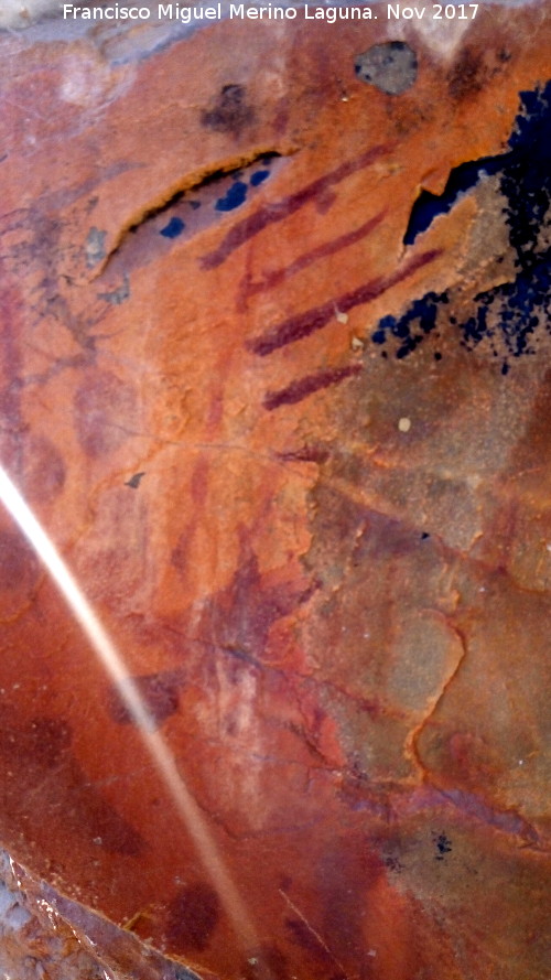Pinturas rupestres del Abrigo del Guadalén I - Pinturas rupestres del Abrigo del Guadalén I. 