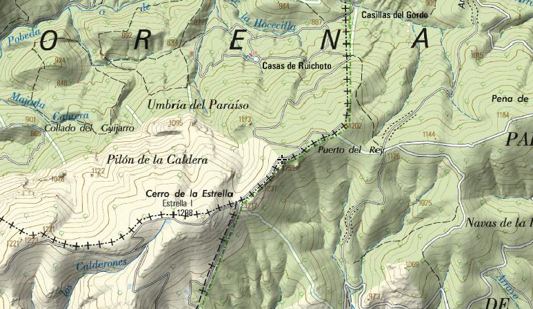 Peña de la Graja - Peña de la Graja. Mapa