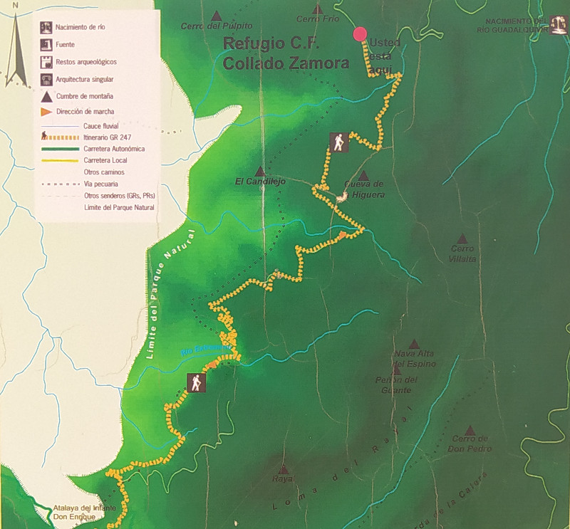 Cerro Fr�o - Cerro Fr�o. Mapa