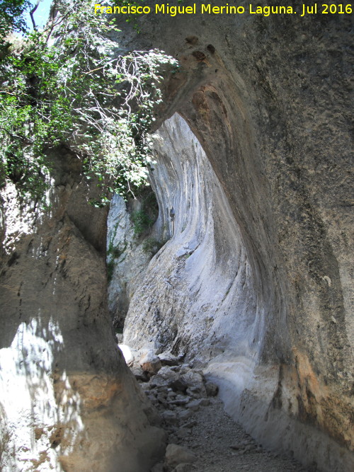 Cañón del Nacimiento - Cañón del Nacimiento. Arco de piedra