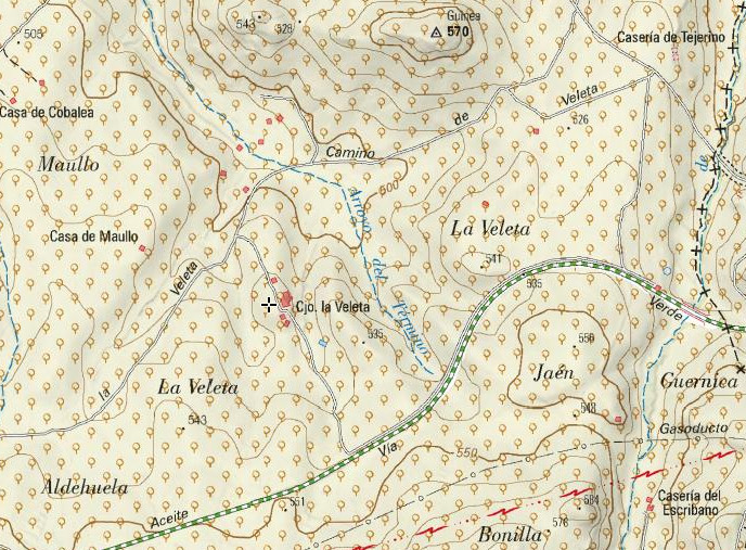 Cortijo la Veleta - Cortijo la Veleta. Mapa
