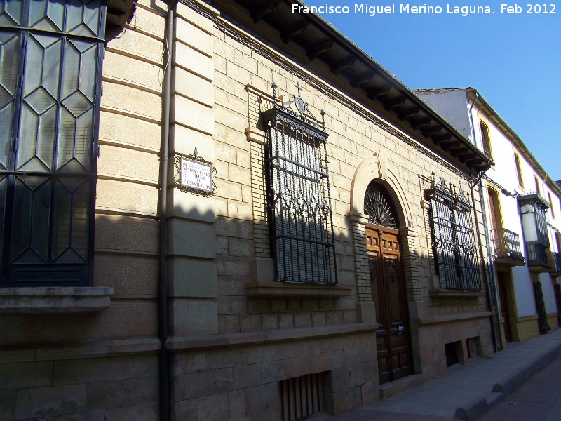 Casa de la Avenida Virgen de la Consolación nº 1 - Casa de la Avenida Virgen de la Consolación nº 1. Portada
