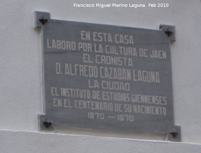 Casa de Alfredo Cazabán - Casa de Alfredo Cazabán. 