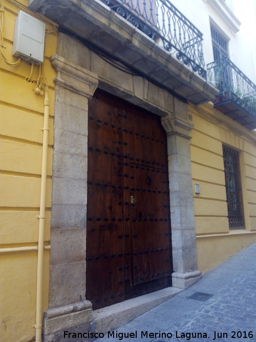 Casa de la Calle Julio ngel n 2 - Casa de la Calle Julio ngel n 2. Puerta de clavazn